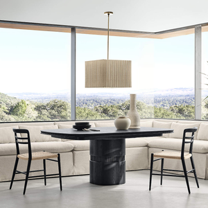 Ladera 48"-70" Oak Extendable Pedestal Dining Table